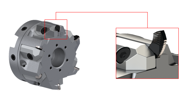 PKD REVOLUTION face milling cutters