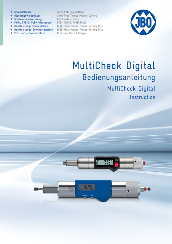 MultiCheck Digital Bedienungsanleitung